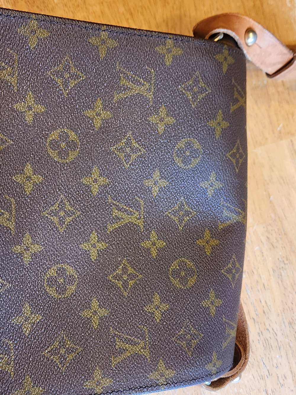 Louis Vuitton Cartouchiere Shoulder Bag MM Brown Leather - Picture 11 of 16